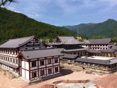 庐江寺院重建工程施工