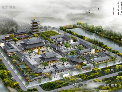 庐江寺庙建筑总体规划方案